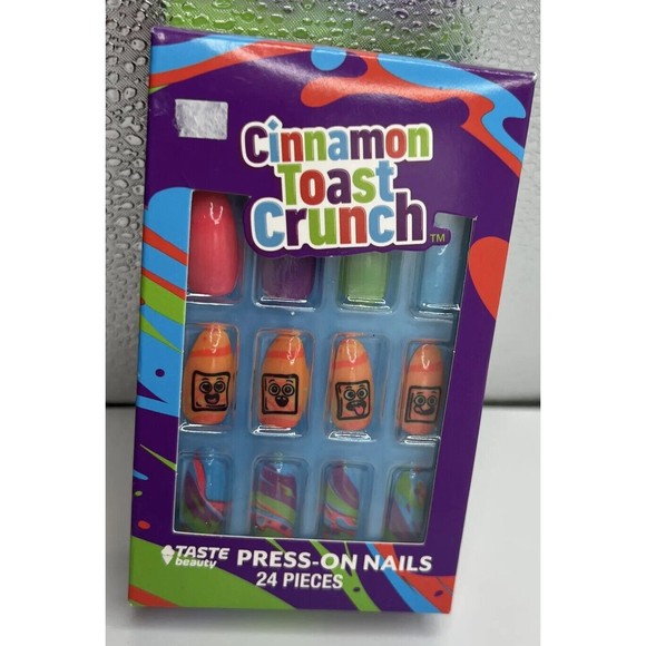 Cinnamon Toast Crunch Press On Nails - Picture 1 of 2